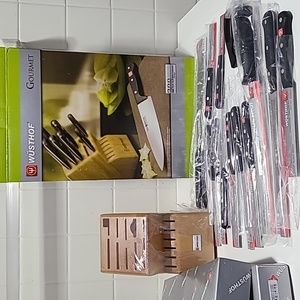 WUSTHOF GOURMET Knife Block 14 Piece Set Germany dining kitchen